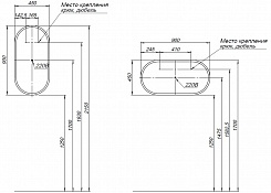 Aquanet Зеркало Монте 45x90 – фотография-3